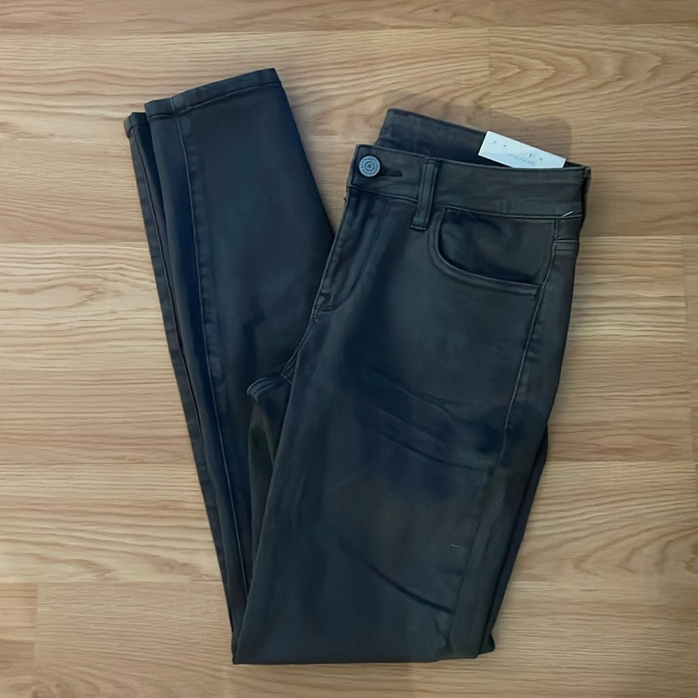 Maurices Dark Grey Mid Rise Jegging